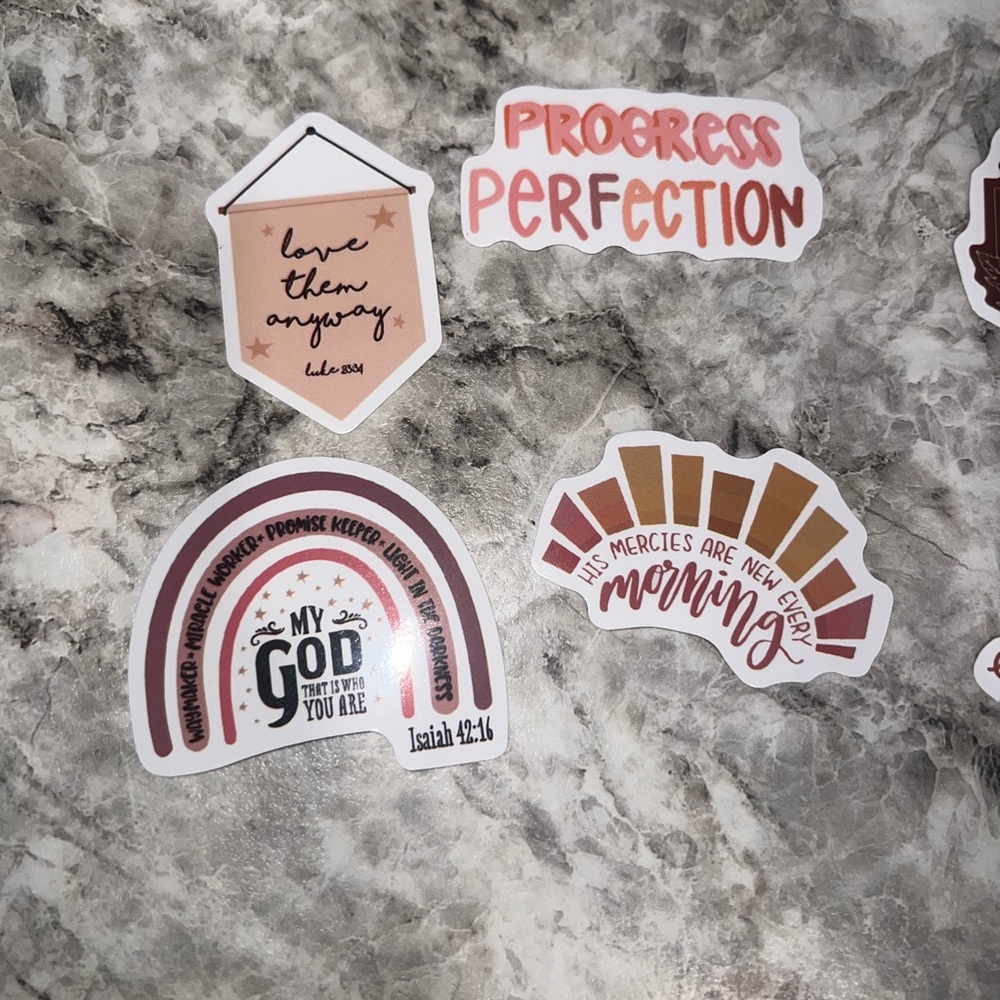 3 for $12 Inspirational Sticker Set - Picture 2 of 3